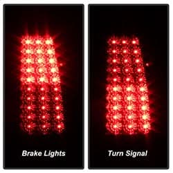 xTune Chevy Silverado 1500/2500/3500 99-02 / GMC Sierra 1500/2500/3500 99-06 and 2007 Sierra Classic LED Tail Lights - Smoke