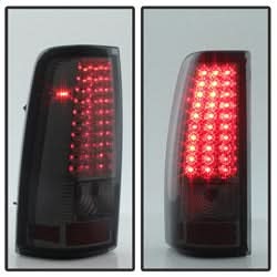 xTune Chevy Silverado 1500/2500/3500 99-02 / GMC Sierra 1500/2500/3500 99-06 and 2007 Sierra Classic LED Tail Lights - Smoke