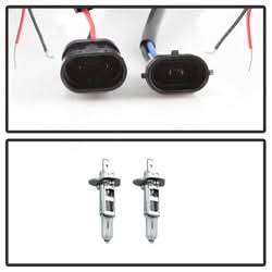 Spyder Signature Toyota Sequoia/Tundra 08-13 Black Halo Projector Headlights w/o Headlight Washer