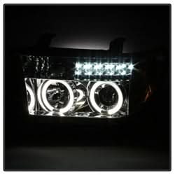 Spyder Signature Toyota Sequoia/Tundra 08-13 Chrome Halo Projector Headlights w/o Headlight Washer