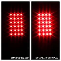 xTune Dodge Ram 1500/Ram 2500/Ram 3500 94-01 Black XTune LED Tail Lights