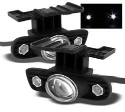 Spyder Chevrolet Silverado 1500/Silverado 1500 HD/Silverado 2500/Silverado 2500 HD/Silverado 3500/Suburban 1500/Suburban 2500 99-02 w/Switch Halo Projector Fog Lights Clear