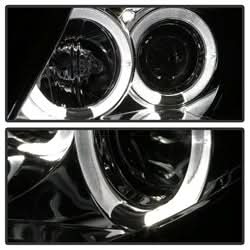 Spyder Signature BMW Z4 03-08 Halogen Model Only Halo Projector Headlights Not Compatible w/Xenon/HID Model Smoke