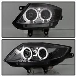 Spyder Signature BMW Z4 03-08 Halogen Model Only Halo Projector Headlights Not Compatible w/Xenon/HID Model Smoke