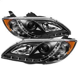 Spyder Signature Mazda 3 04-08 Halogen Model Only DRL LED Projector Headlights Not Compatible w/Xenon/HID Model Black
