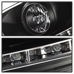 Spyder Signature Volkswagen GTI/Jetta/Rabbit 06-09 Halogen Model Only DRL LED Projector Headlights Not Compatible w/Xenon/HID Model Black