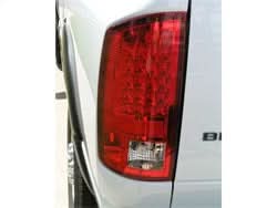 Spyder Dodge Ram 1500/Ram 2500/Ram 3500/1500/2500/3500 09-10 Incandescent Model Only LED Tail Lights Not Compatible w/LED Model Red/Clear