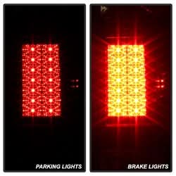 Spyder Ford F-150/F-150 Heritage/F-250 Super Duty/F-350 Super Duty/F-450 Super Duty/F-550 Super Duty 97-03 Version 2 LED Tail Lights Red/Clear