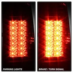 Spyder Ford F-250 Super Duty/F-350 Super Duty/F-450 Super Duty 08-16 Version 2 LED Tail Lights Red/Clear