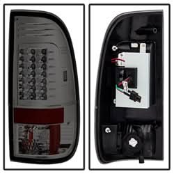 Spyder Ford F-250 Super Duty/F-350 Super Duty/F-450 Super Duty 08-16 Version 2 LED Tail Lights Smoke