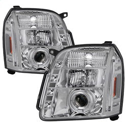 Spyder Signature GMC Yukon/Yukon XL 1500/Yukon XL 2500 07-14 Chrome Halo Projector Headlights