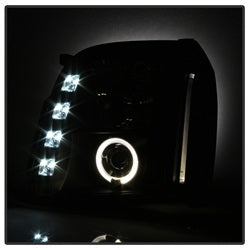 Spyder Signature GMC Yukon/Yukon XL 1500/Yukon XL 2500 07-14 Black Halo Projector Headlights