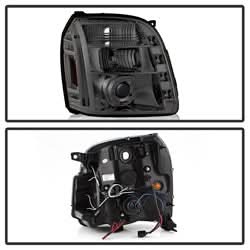 Spyder Signature GMC Yukon/Yukon XL 1500/Yukon XL 2500 07-14 Smoke Halo Projector Headlights