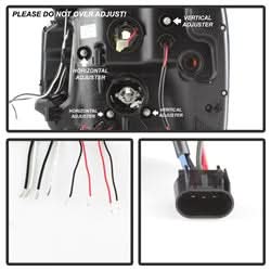 Spyder Signature GMC Yukon/Yukon XL 1500/Yukon XL 2500 07-14 Smoke Halo Projector Headlights