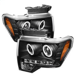 Spyder Signature Ford F-150 09-14 Halogen Model Only CCFL LED Projector Headlights Not Compatible w/Xenon/HID Model Black