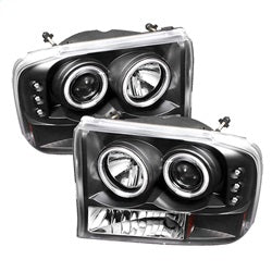 Spyder Signature Ford Excursion/F-250 Super Duty 00-04 1 pc. CCFL Halo LED Projector Headlights Version 2 Black