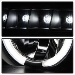 Spyder Signature Toyota Sequoia/Tundra 08-13 Black CCFL Halo LED Projector Headlights w/o Headlight Washer