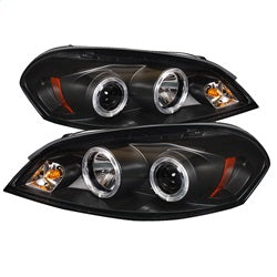 Spyder Signature Chevrolet Impala/Monte Carlo 06-13 Black Halo LED Projector Headlights