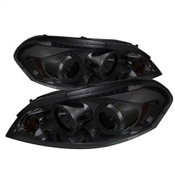 Spyder Signature Chevrolet Impala/Monte Carlo 06-13 Smoke Halo LED Projector Headlights