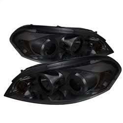 Spyder Signature Chevrolet Impala/Monte Carlo 06-13 Smoke Halo LED Projector Headlights