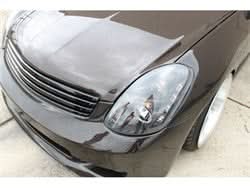 Spyder Signature Infiniti G35 03-04 Halogen Model Only Halo DRL LED Projector Headlight Not Compatible With Xenon/HID Model High H4/Low H1 Included