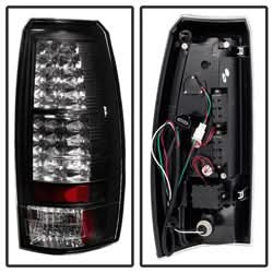 Spyder Chevrolet Avalanche 07-13 Black LED Tail Lights