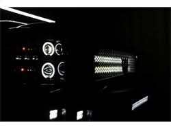 Spyder Signature Chevrolet Silverado 1500/Silverado 2500 HD/Silverado 3500 HD 07-13 Black CCFL LED Projector Headlights