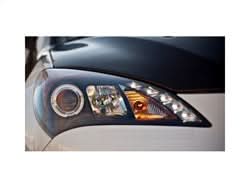 Spyder Signature Hyundai Genesis 10-12 Not Compatible w/Xenon/HID Model Halo DRL LED Projector Headlight Black
