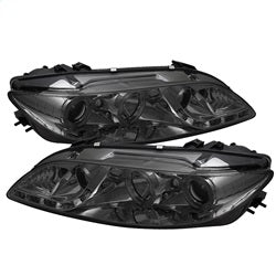 Spyder Signature Mazda 6 03-05 w/ Fog Lights Halo DRL LED Projector Headlight Smoke