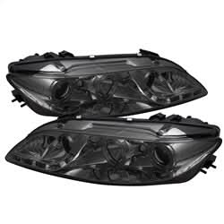 Spyder Signature Mazda 6 03-05 w/ Fog Lights Halo DRL LED Projector Headlight Smoke