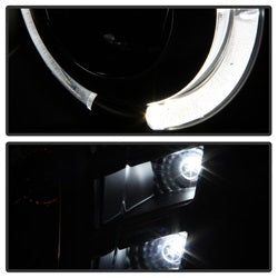 Spyder Signature Chevrolet Malibu 04-07 Black Halo Projector Headlights