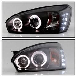 Spyder Signature Chevrolet Malibu 04-07 Black Halo Projector Headlights