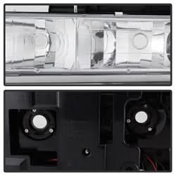 xTune 94-98 Chevy C/K C/10 1500/2500/3500/92-99 Tahoe/92-99 Suburban/94-98 Silverado/92-94 Blazer Full SizeCorner/LED Bumper Headlights - Chrome