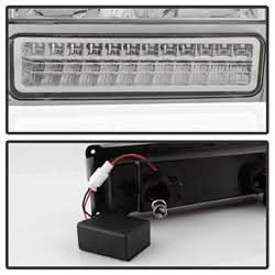 xTune 94-98 Chevy C/K C/10 1500/2500/3500/92-99 Tahoe/92-99 Suburban/94-98 Silverado/92-94 Blazer Full SizeCorner/LED Bumper Headlights - Chrome