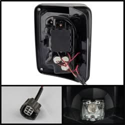 Spyder Jeep Wrangler (JK) 07-18 Black LED Tail Lights