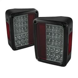 Spyder Jeep Wrangler (JK) 07-13,15-18 Smoke LED Tail Lights