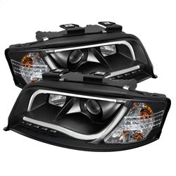 Spyder Signature Audi A6/A6 Quattro 02-04 Light Tube DRL LED Projector Headlights Not For Use w/Xenon/HID Models Halogen Model Only