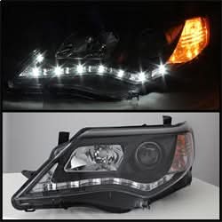 Spyder Signature Toyota Camry 12-14 Black DRL Projector Headlights