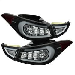 Spyder Hyundai Elantra 11-13 Black Light Bar LED Tail Lights