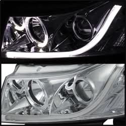 Spyder Signature Chevrolet Cruze 11-14 Light Tube DRL Projector Headlights High H1/Low H7 Chrome