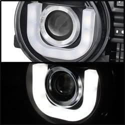 Spyder Signature Toyota FJ Cruiser 07-14 Halogen Model Only DRL LED Projector Headlights Not Compatible With Xenon/HID Model 3D