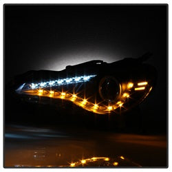 Spyder Signature Scion FR-S 13-14 Black DRL LED Projector Headlights