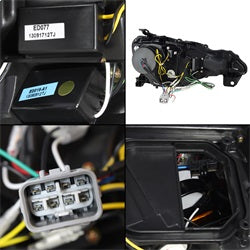 Spyder Signature Subaru BRZ 13-14 Black DRL LED Projector Headlights