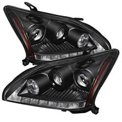 Spyder Signature Lexus RX330 04-06 Halogen Model Only DRL LED Projector Headlights Not Compatible With Xenon/HID Model High H7/Low H7 Included
