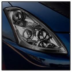 Spyder Signature Nissan Altima 10-12 Light Tube Halo DRL LED Projector Headlight Smoke