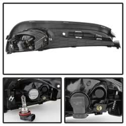 Spyder Honda Civic 13-15 w/Switch OEM Fog Lights Clear