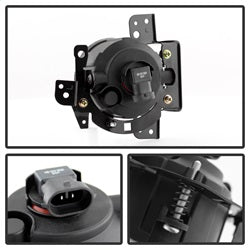 Spyder Mitsubishi Mirage 14-15 w/Switch OEM Fog Lights Clear