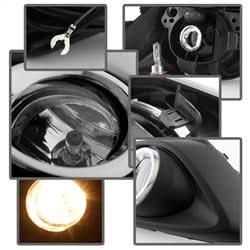 Spyder Mazda 3 14-16 w/Switch OEM Fog Lights Clear