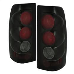 Spyder Chevrolet Silverado 1500/Silverado 1500 Classic/Silverado 1500 HD/Silverado 1500 HD Classic/Silverado 2500/Silverado 2500 HD/Silverado 2500 HD Classic 03-06 Black Smoke Euro Style Tail Lights