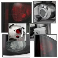 Spyder Chevrolet S10 Pickup/Sonoma/Hombre 94-04 Black Smoke Euro Style Tail Lights